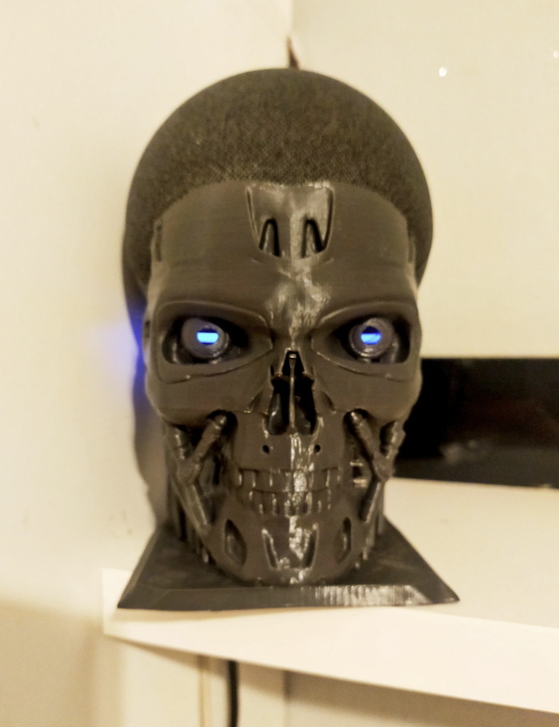Suporte para Alexa Exterminador do Futuro (Echo Dot 4 T800)