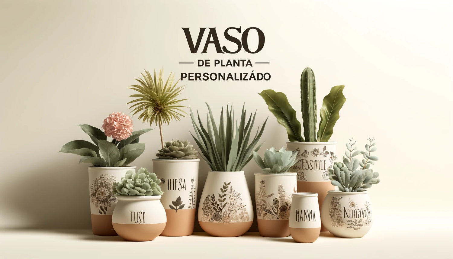 Vaso de Planta Personalizado