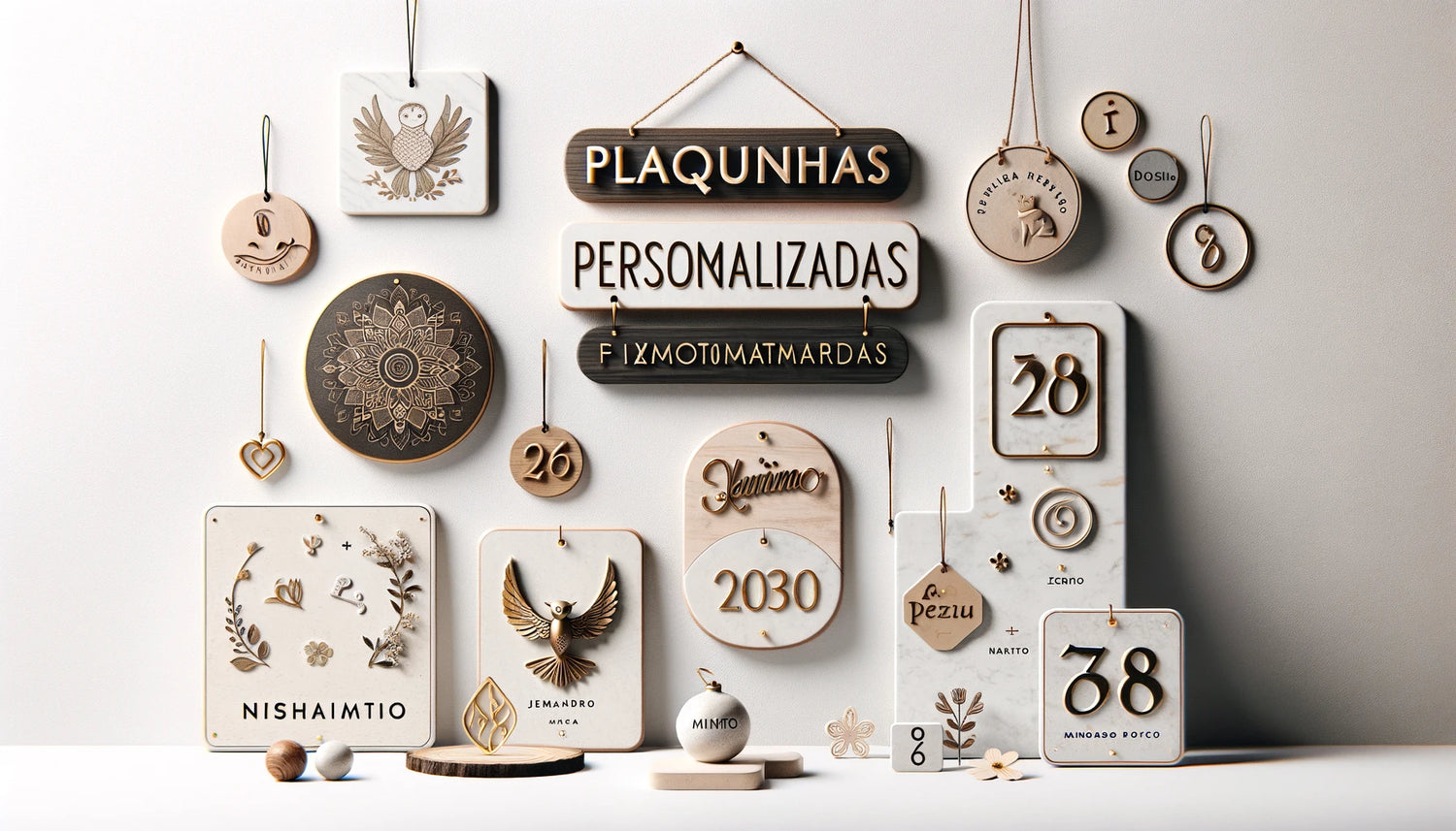 Plaquinhas Personalizadas